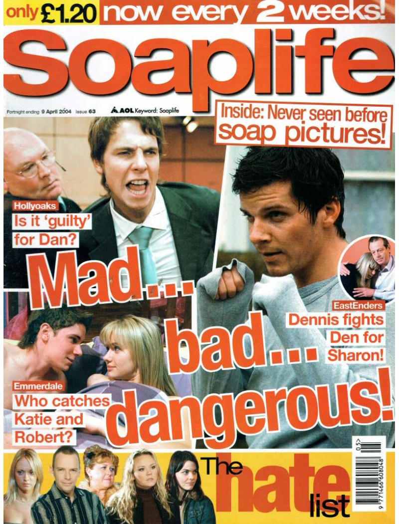 Soaplife Magazine Issue 63 9th April 2004 Soaplife Magazine Issue 63 9th April 2004