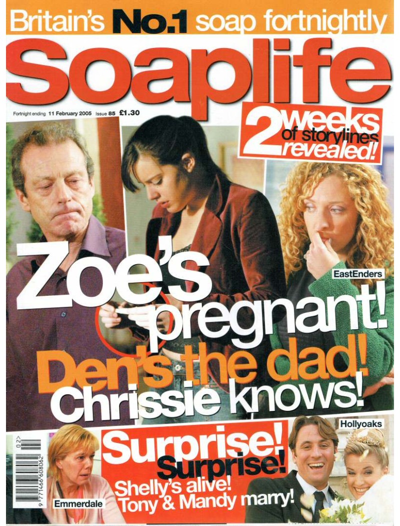 Soaplife Magazine Issue 85 11th February 2005 Soaplife Magazine Issue 85 11th February 2005