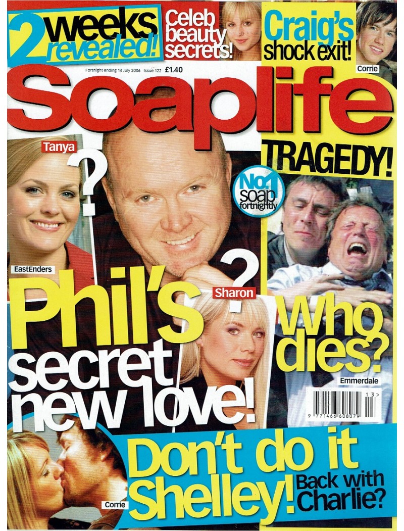 Soaplife Magazine Issue 122 1st July 2006
