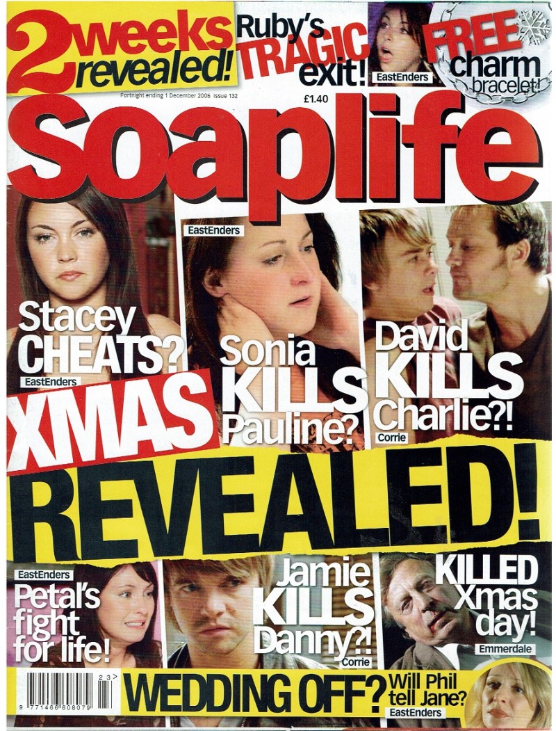 Soaplife Magazine Issue 132 18th November 2006