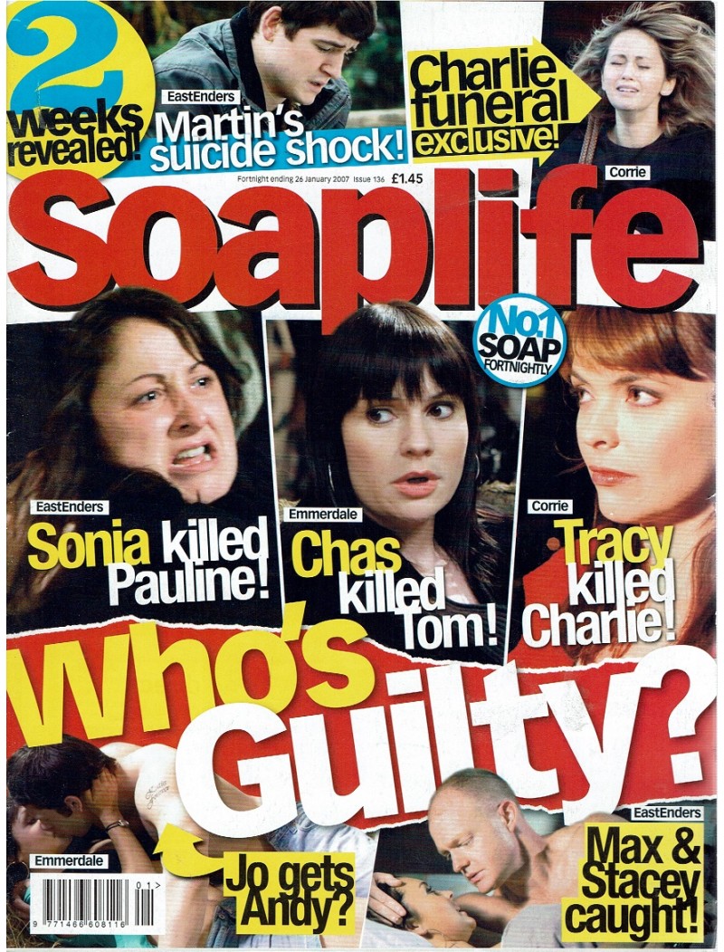 Soaplife Magazine Issue 136 13th January 2007