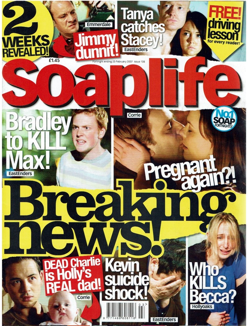 Soaplife Magazine Issue 138 10th February 2007