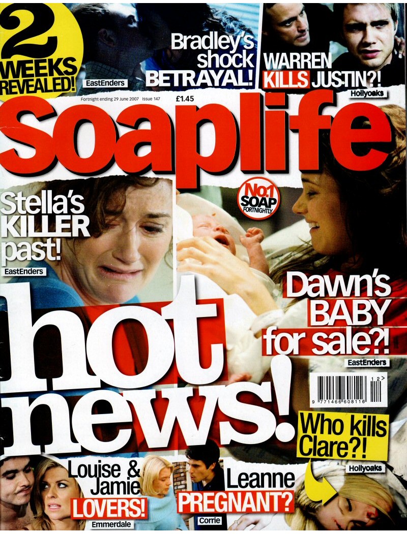 Soaplife Magazine Issue 147 29th June 2007