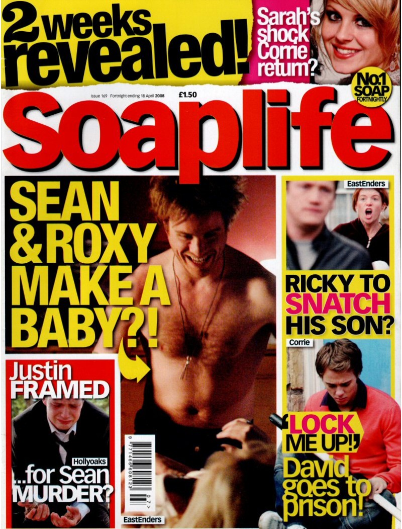 Soaplife Magazine Issue 169 18th April 2008
