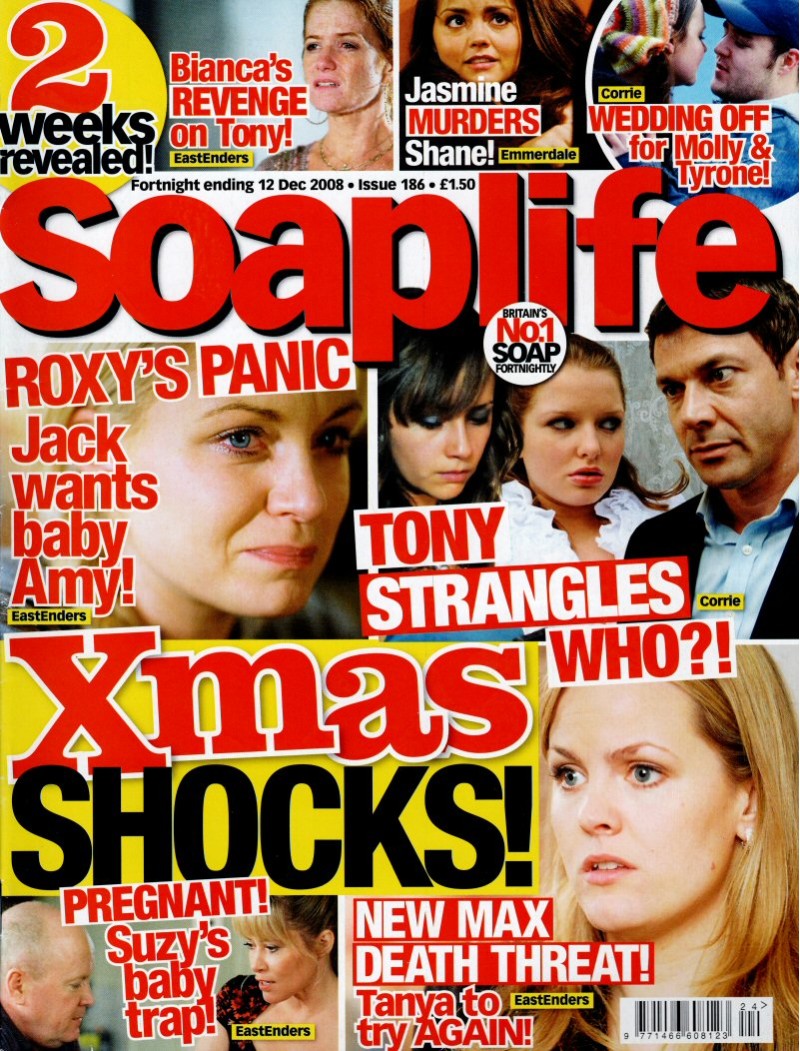 Soaplife Magazine Issue 186 12th December 2008