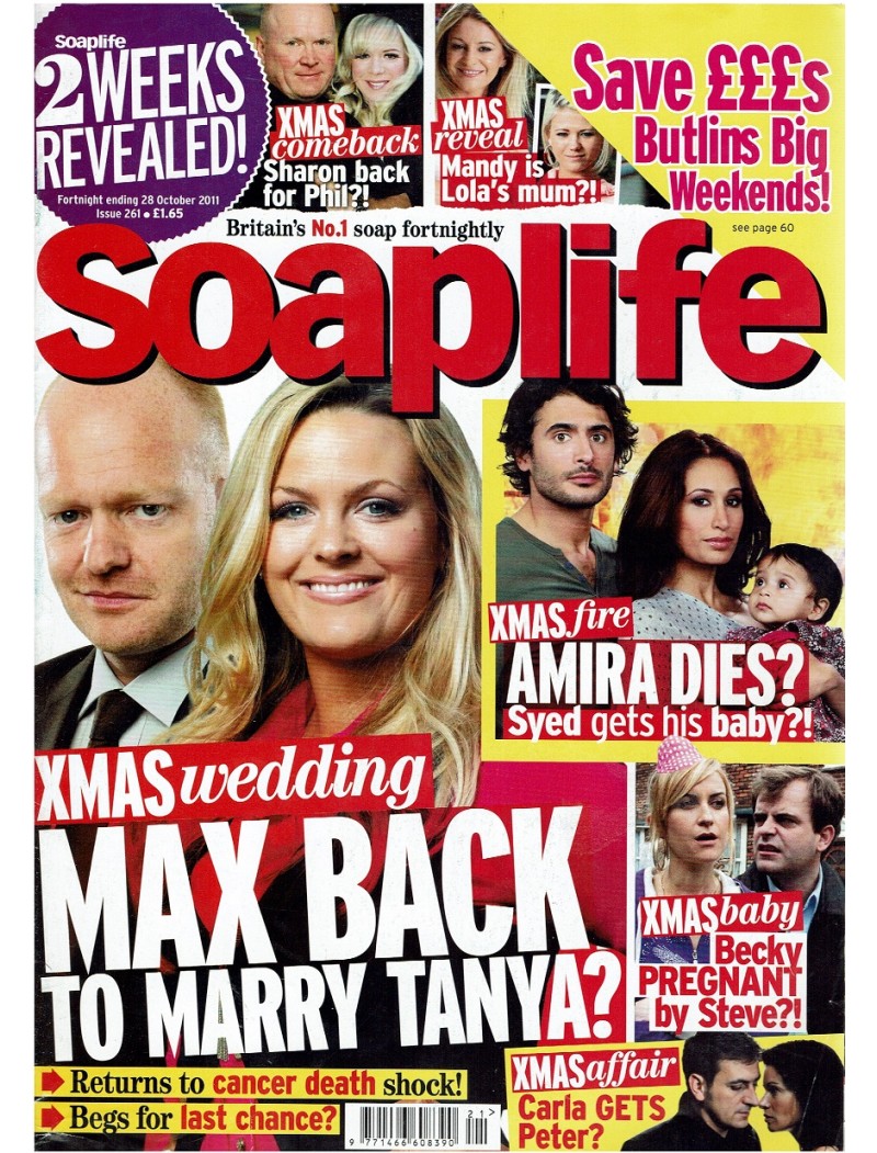 Soaplife Magazine Issue 261 15th October 2011