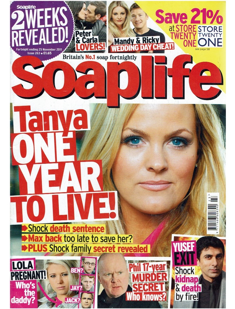 Soaplife Magazine Issue 263 12th November 2011