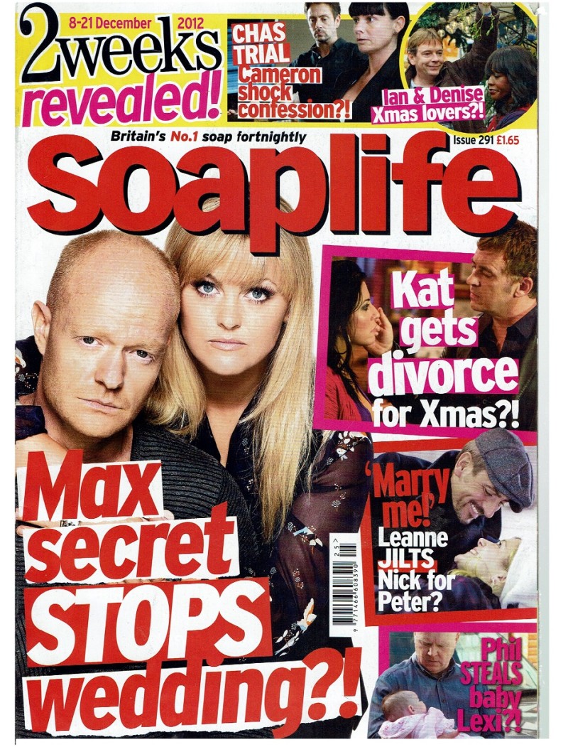 Soaplife Magazine Issue 291 8th December 2012