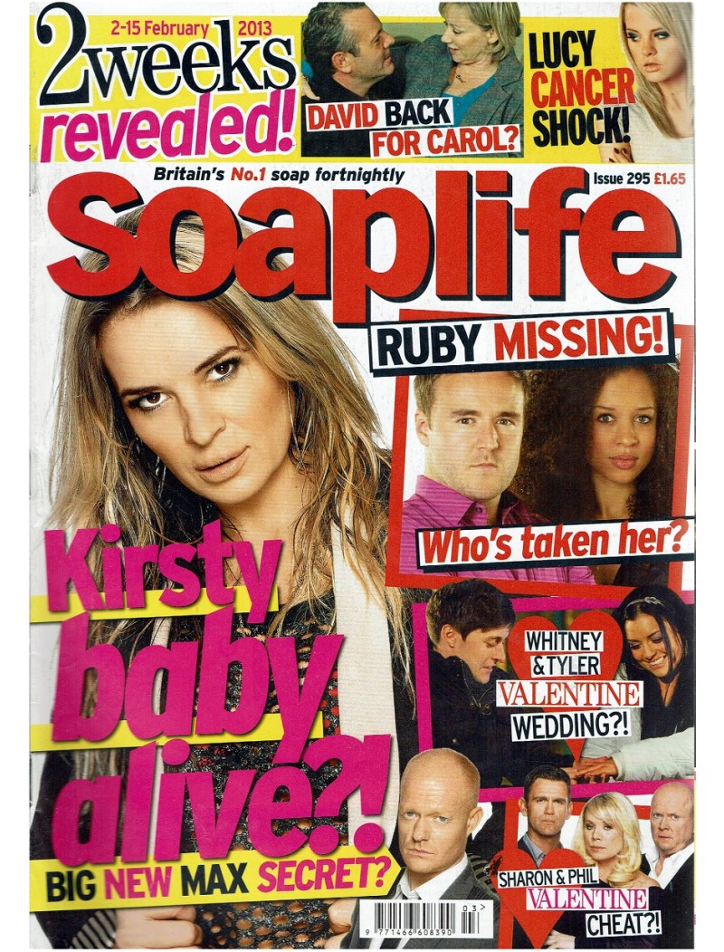 Soaplife Magazine Issue 295 2nd February 2013