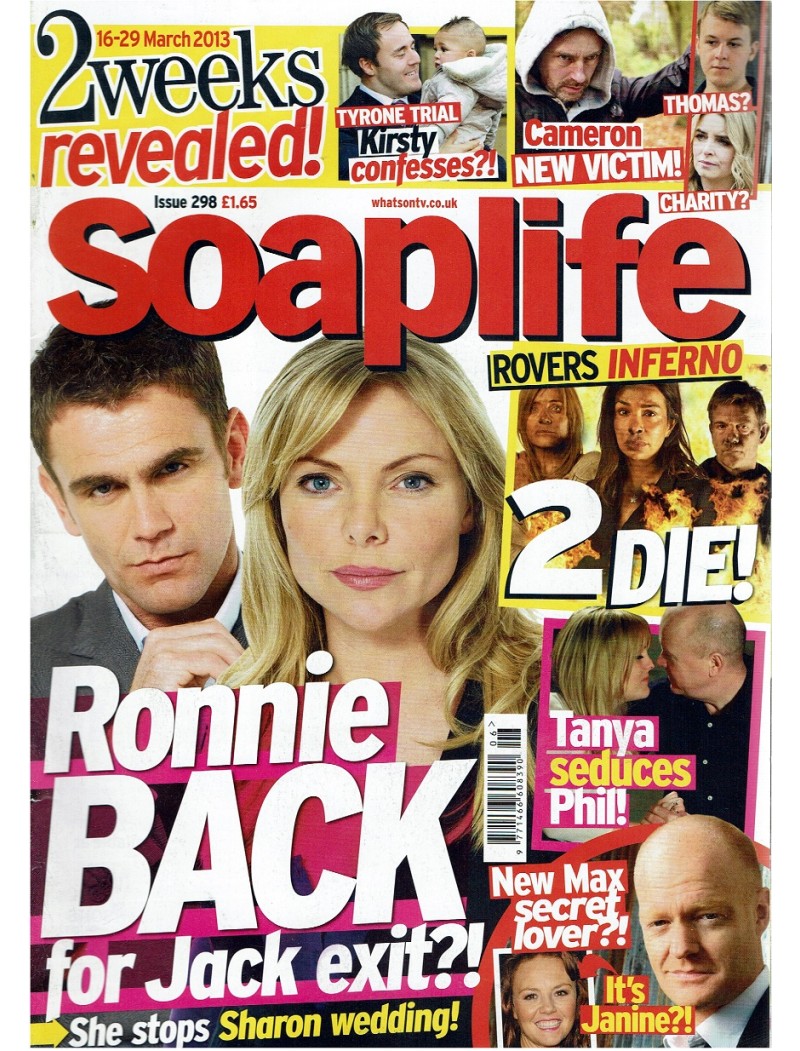 Soaplife Magazine Issue 298 16th March 2013