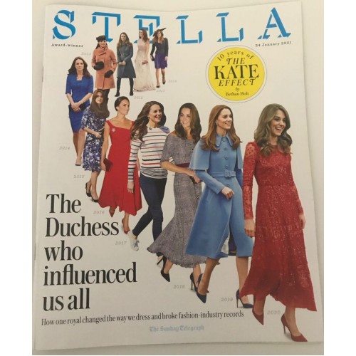Stella Magazine 2021 24/01/21 Kate Middleton