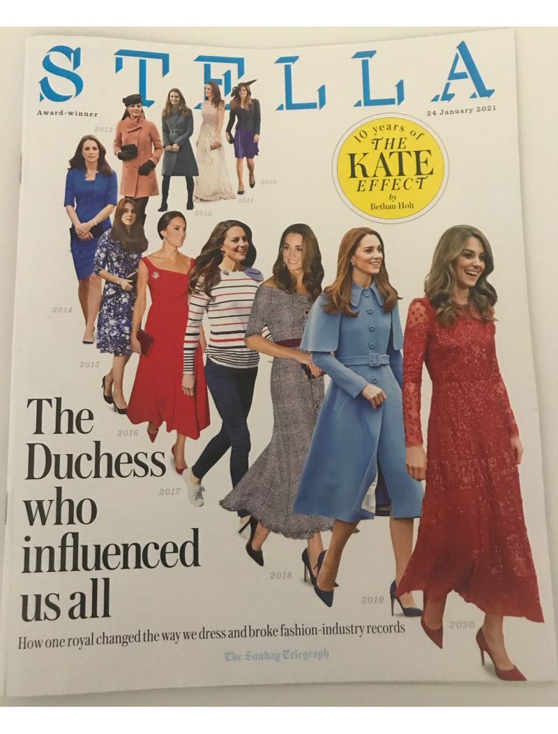 Stella Magazine 2021 24/01/21 Kate Middleton