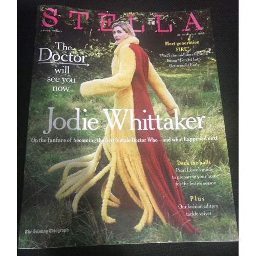 Stella Magazine 2020 29/11/20 Jodie Whittaker Doctor Who