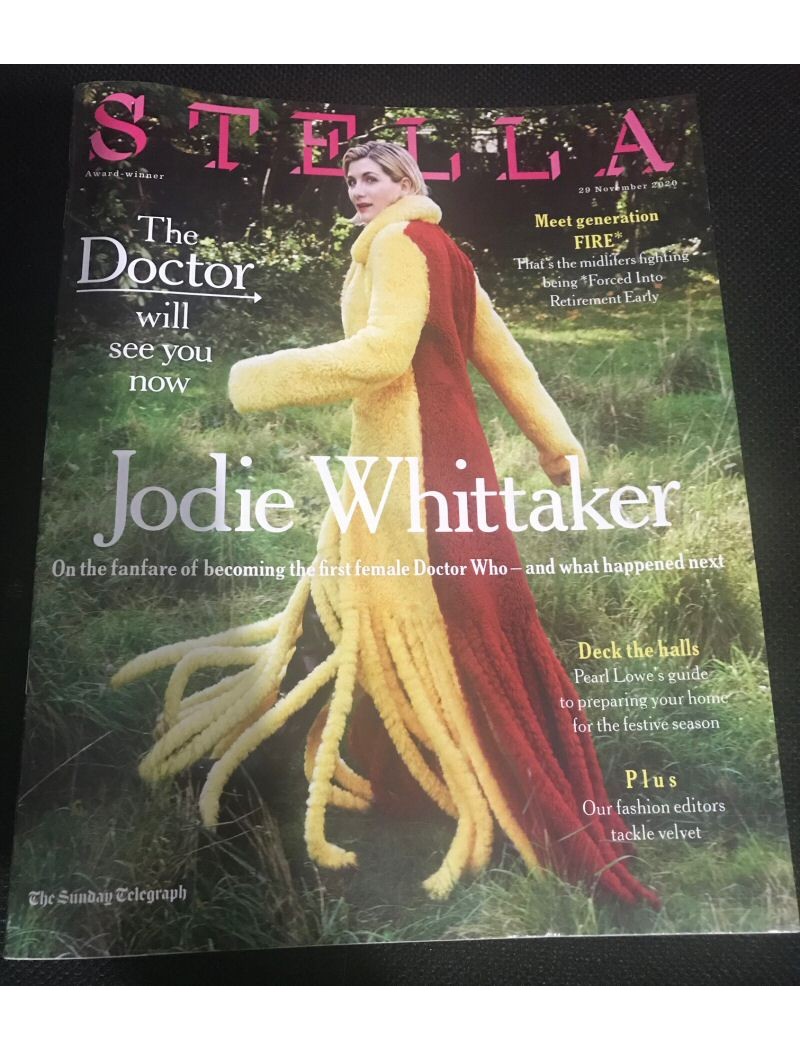 Stella Magazine 2020 29/11/20 Jodie Whittaker Doctor Who