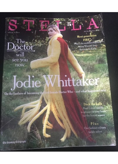 Stella Magazine 29th November 2020 Jodie Whittaker Doctor Who - WEAR ON COVER