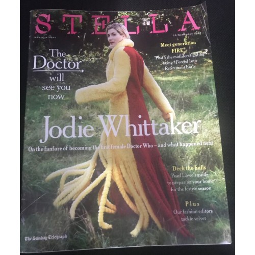 Stella Magazine 2020 29/11/20 Jodie Whittaker Doctor Who - WEAR ON COVER