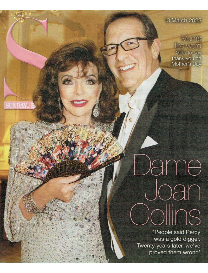 Sunday Express Magazine 13th March 2022 Joan Collins Sunday Express Magazine 13th March 2022 Joan Collins