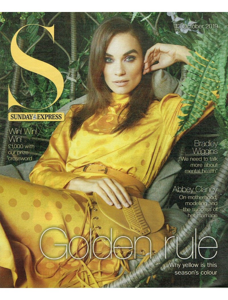 Sunday Express Magazine 13th October 2019 Abbey Clancy Sunday Express Magazine 13th October 2019 Abbey Clancy