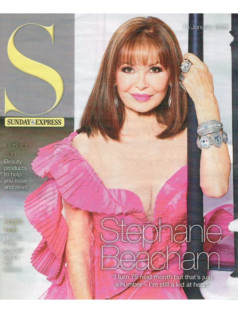 Sunday Express Magazine 16th January 2022 Stephanie Beacham