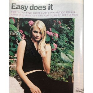 Sunday Express Magazine 18th August 2002 Jodie Kidd