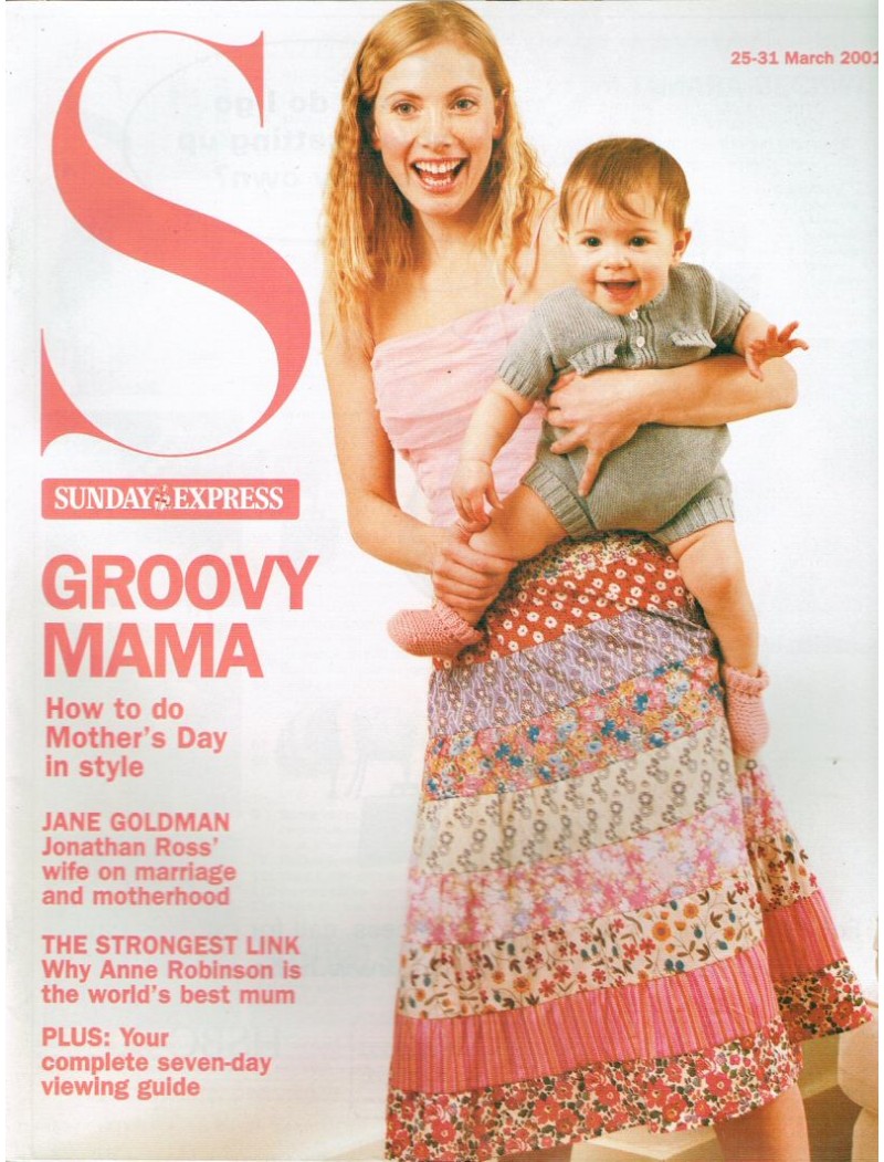 Sunday Express Magazine 25th March 2001 Sunday Express Magazine 25th March 2001