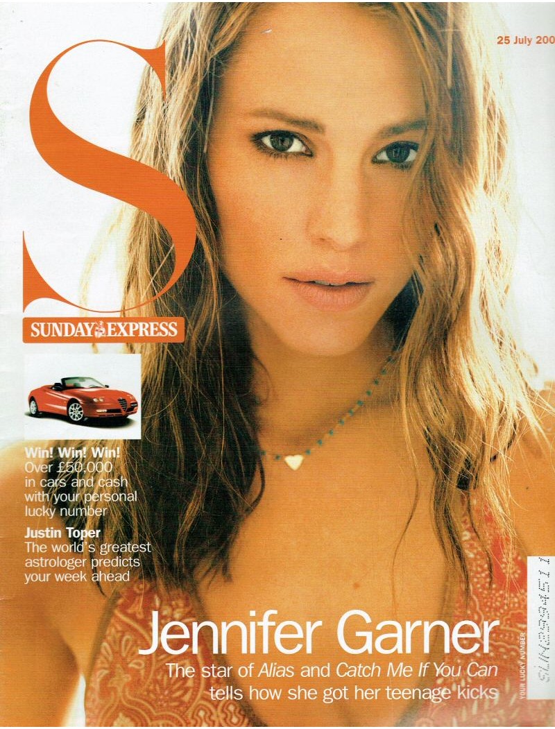 Sunday Express Magazine 2004 25/07/04 Jennifer Garner