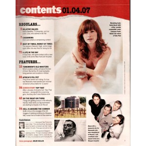 Sunday Times Magazine 2007 1st April 2007 Take That