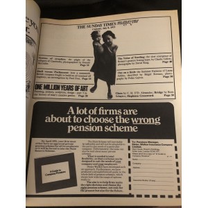 Sunday Times Magazine 8th July 1973