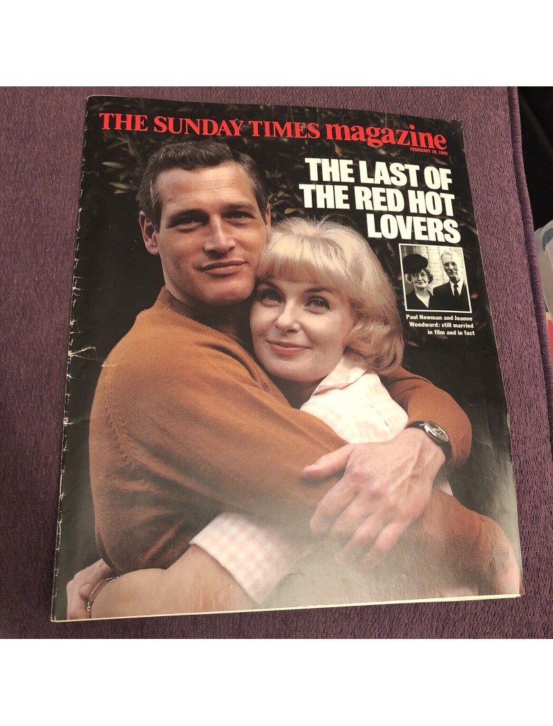 Sunday Times Magazine 1991 10th February 1991 Paul Newman