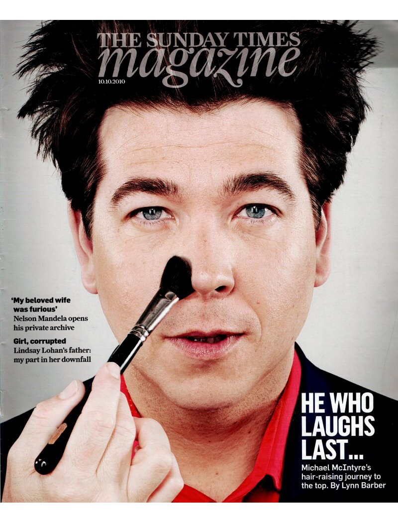 Sunday Times Magazine 2010 10th October 2010 Michael Mcintyre Sunday Times Magazine 2010 10th October 2010 Michael Mcintyre