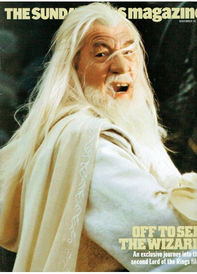Sunday Times Magazine 2002 10th November 2002 Lord of the Rings