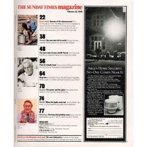 Sunday Times Magazine 18th February 1990