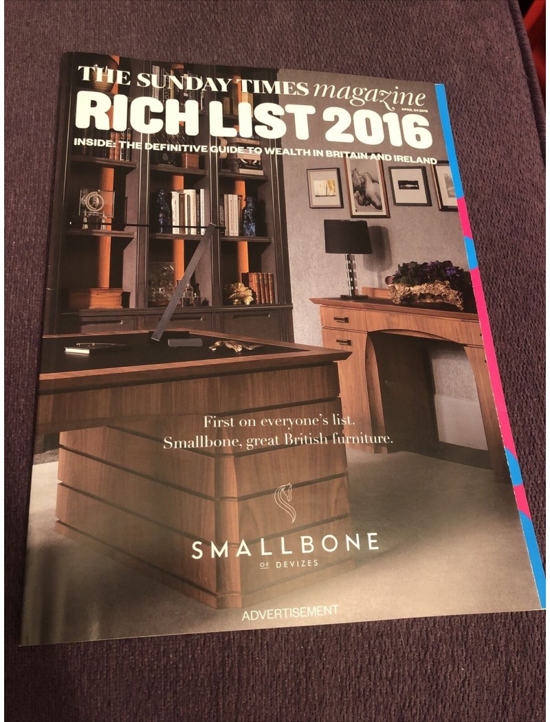Sunday Times Magazine Rich List 24th April 2016