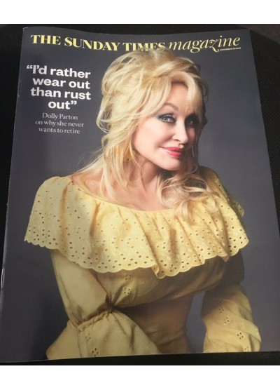 Sunday Times Magazine 2020 22nd November 2020  Dolly Parton