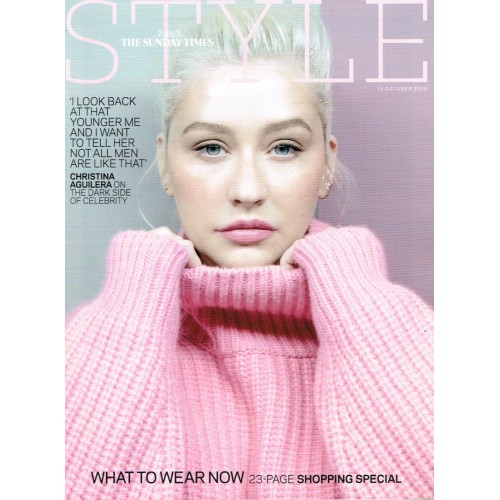Sunday Times Style Magazine 2019 13/10/19 Christina Aguilera