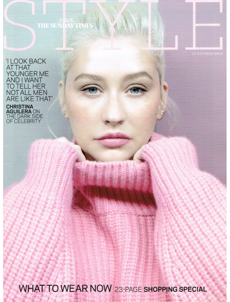 Sunday Times Style Magazine 2019 13/10/19 Christina Aguilera