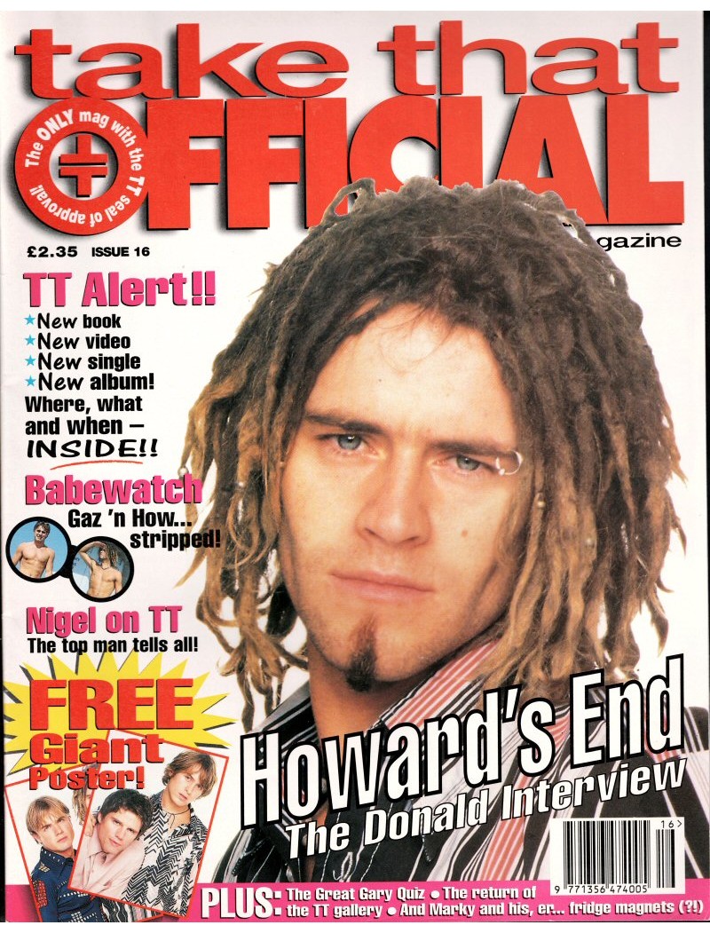 Take That Official Fan Club Magazine No. 16