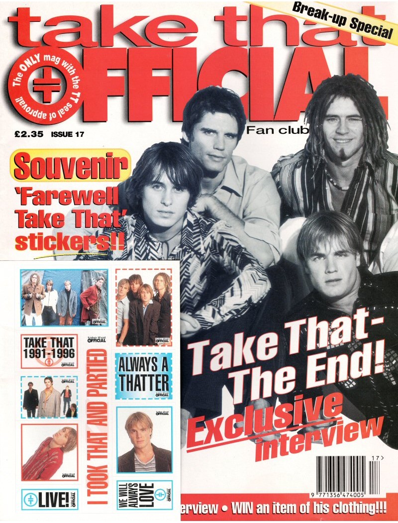 Take That Official Fan Club Magazine No. 17