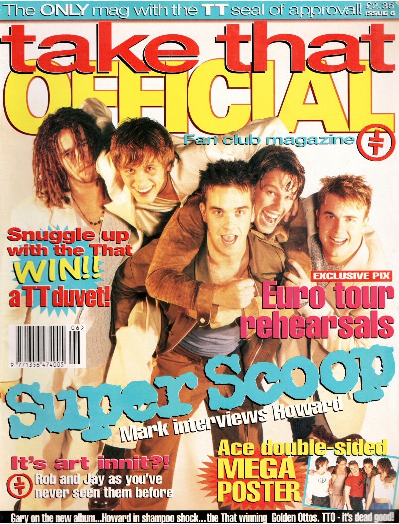 Take That Official Magazine No. 6