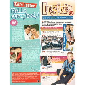 Take That Official Fan Club Magazine No. 8