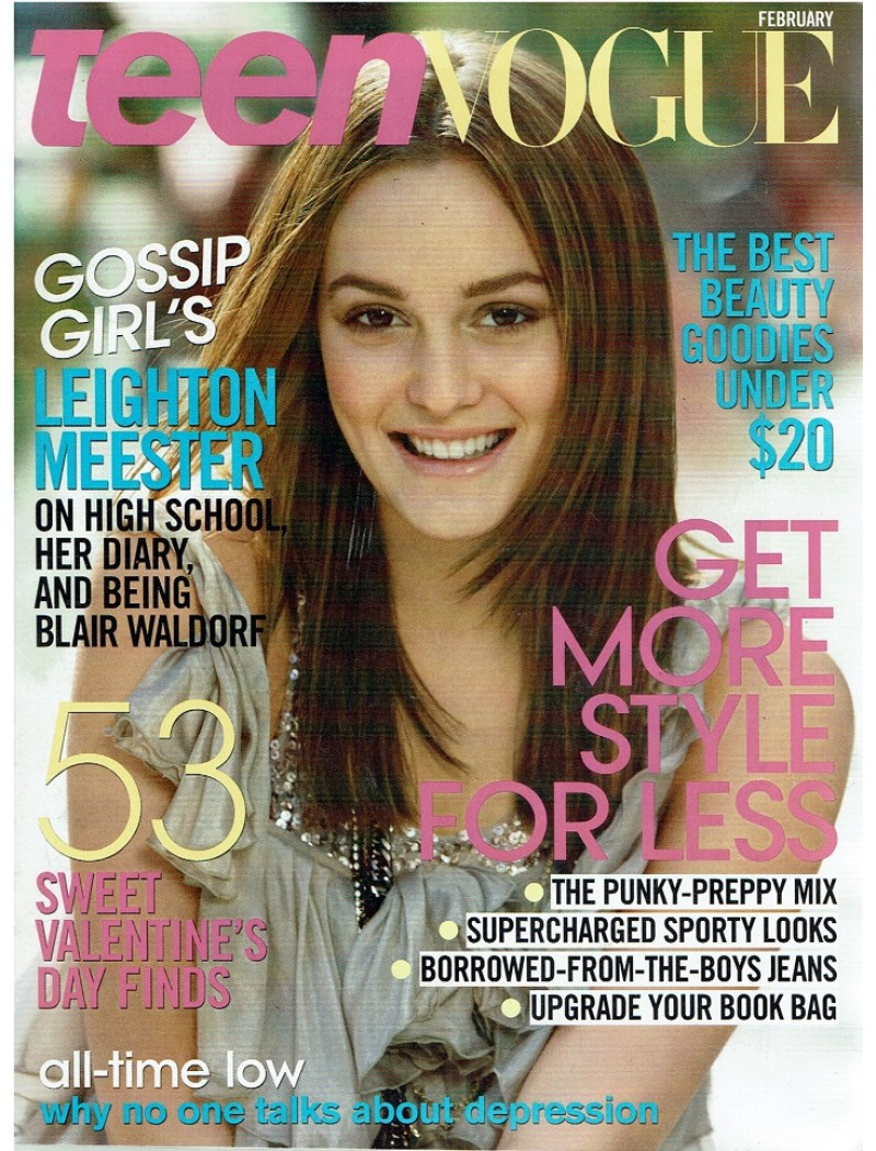 Teen Vogue Magazine 2009 02/09 Leighton Meester