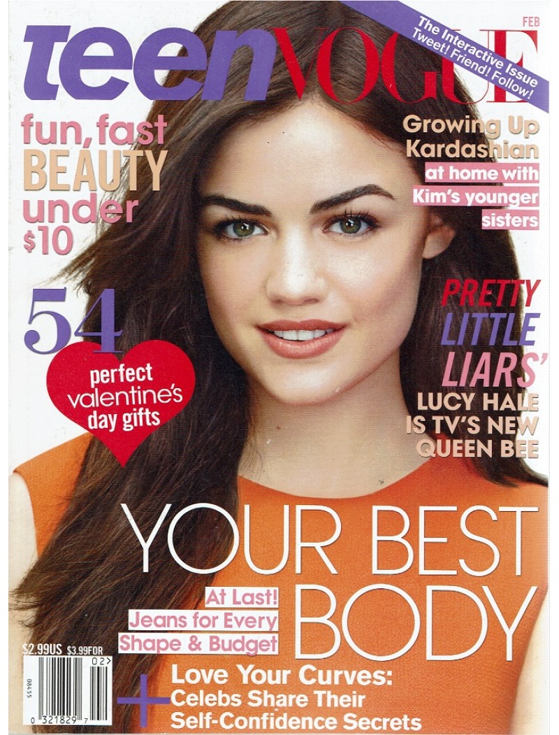 Teen Vogue Magazine February 2011 Lucy Hale