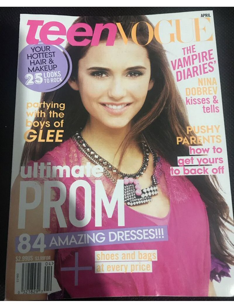 Teen Vogue Magazine 2011 04/11 Nina Dobrev