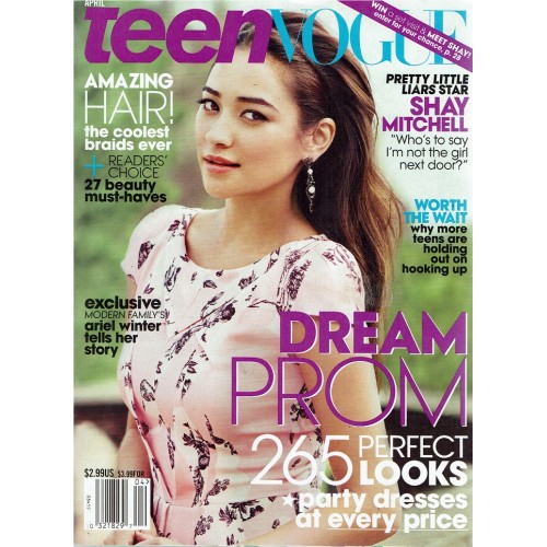 Teen Vogue Magazine 2013 04/13 Shay Mitchell