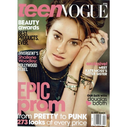 Teen Vogue Magazine 2014 04/14 Shailene Woodley