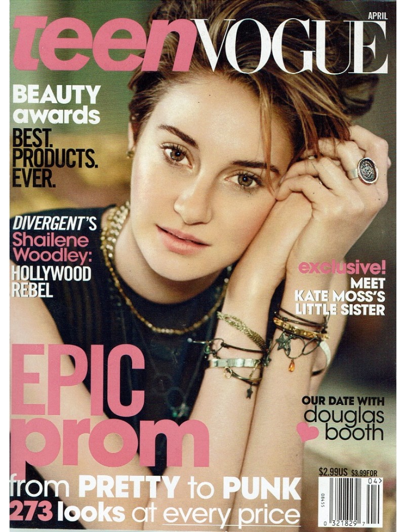 Teen Vogue Magazine April 2014 Shailene Woodley