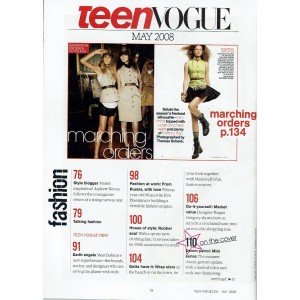 Teen Vogue Magazine 2008 05/08 Ellen Page