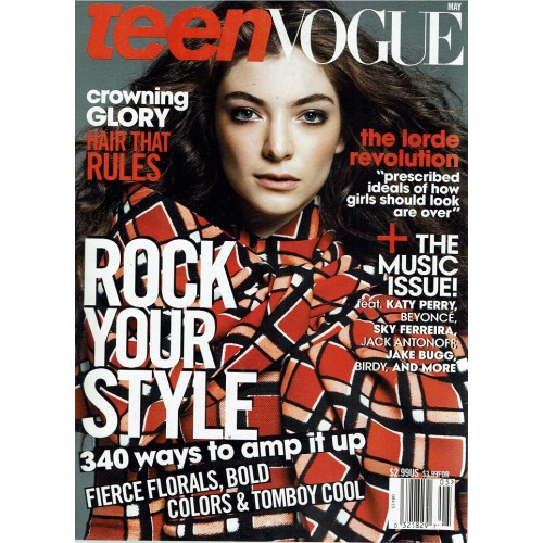 Teen Vogue Magazine 2014 05/14 Lorde