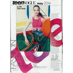 Teen Vogue Magazine May 2014 Lorde