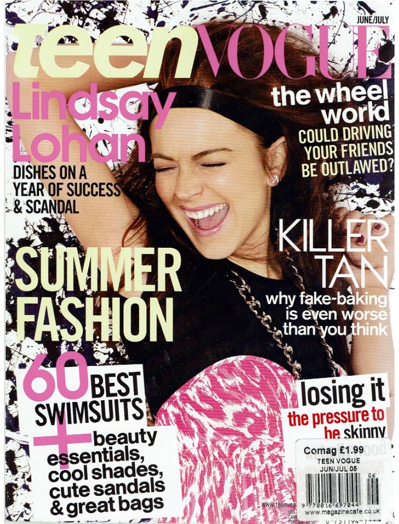 Teen Vogue Magazine 2005 06/05 Lindsay Lohan